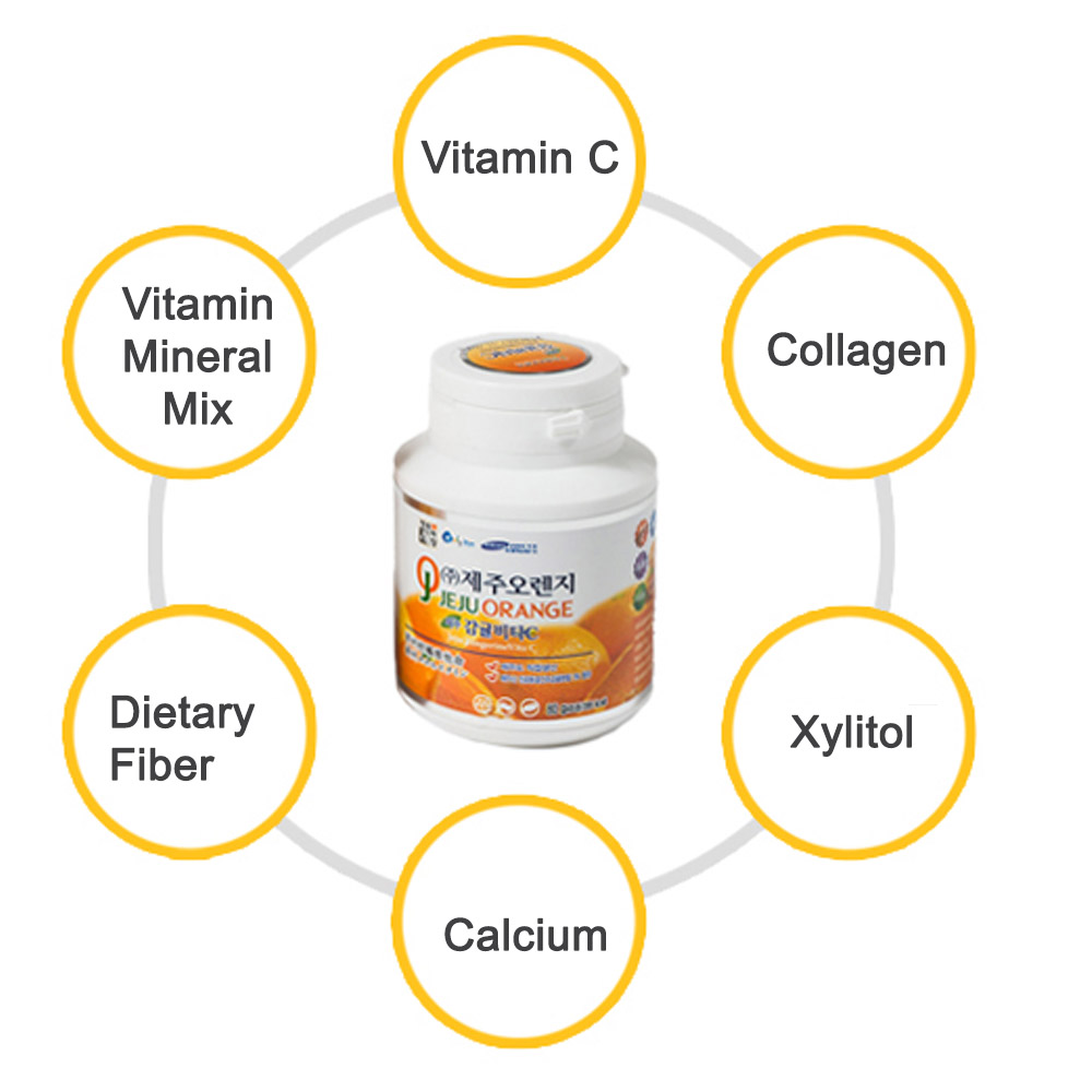 Jeju Island Citrus Vitamin C 277 Tablets Natural Fruits Immune Health 500g 741011487113 Ebay