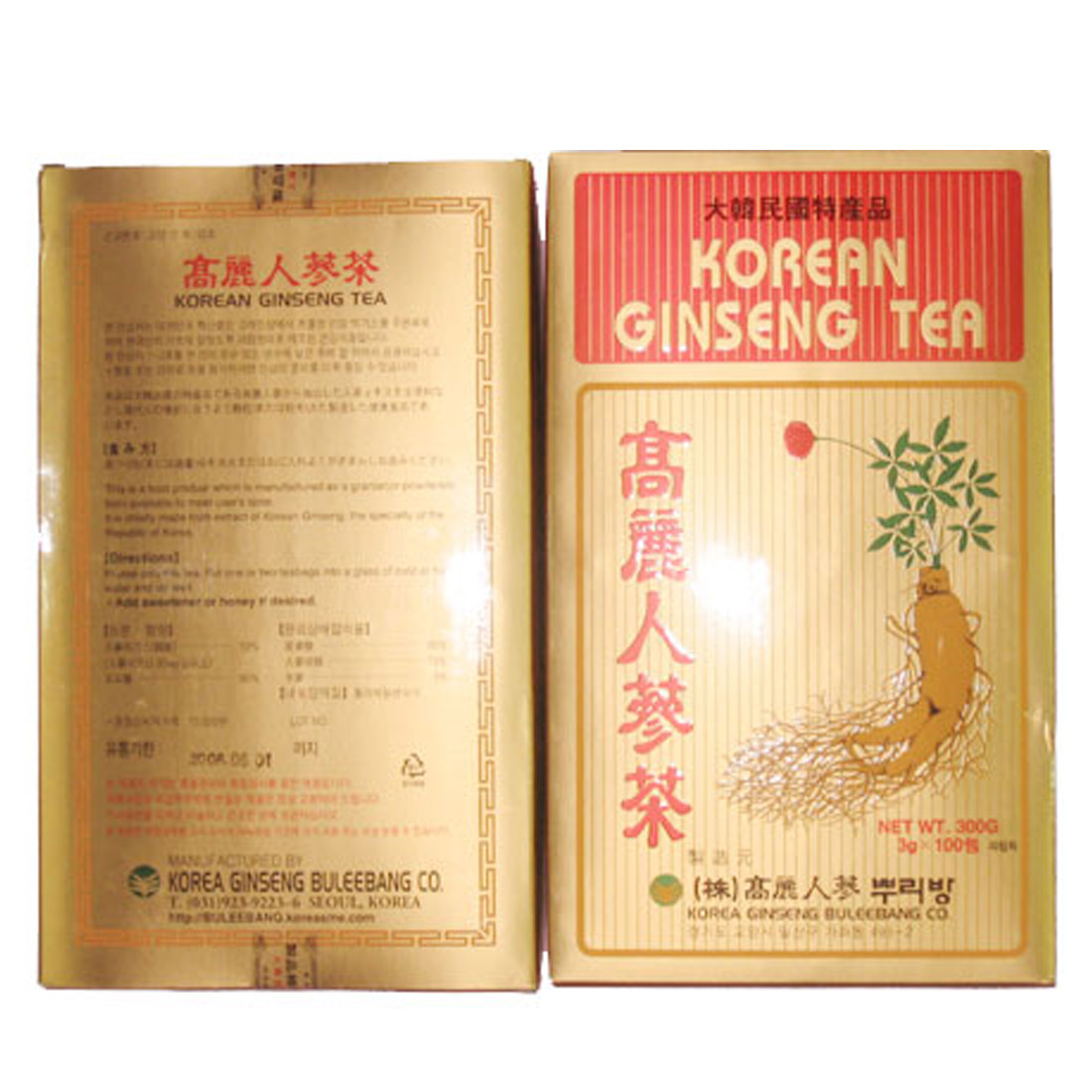 Root Room Korean Ginseng Extract Ginseng Tea 3g X 100 bags Anti Stress ...